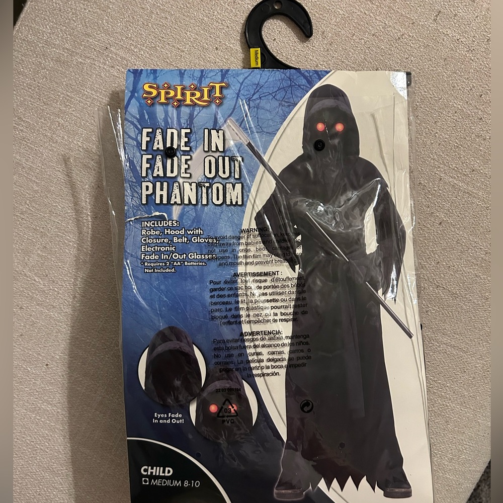 Halloween costume phantom black costume for Halloween ASAP sale get it before h